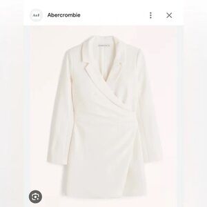 Abercrombie wrap-front blazer dress